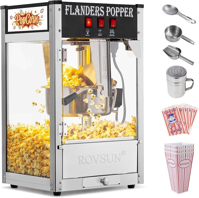 8-Ounce Countertop Popcorn Machine Rental