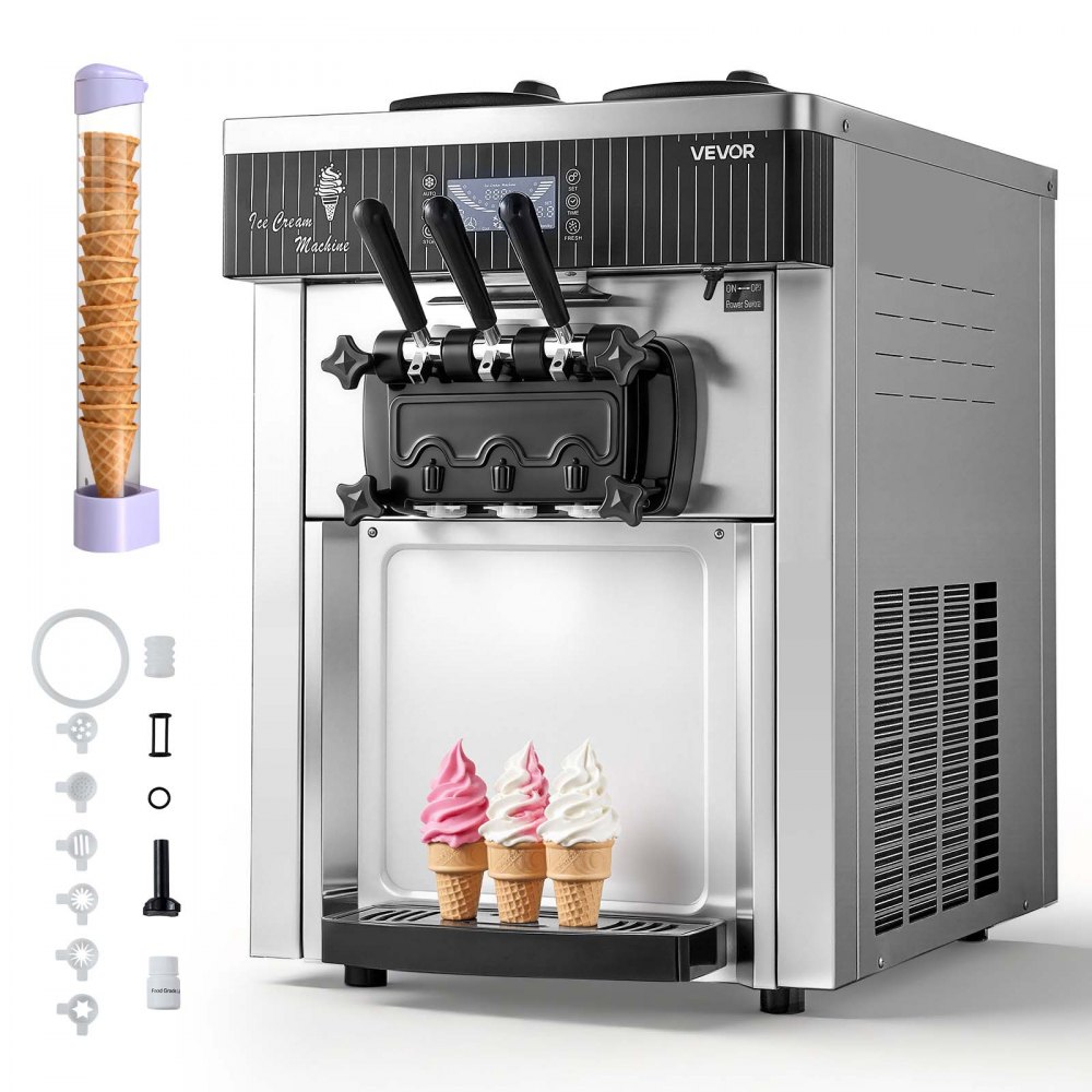 Three-Flavor Soft-Serve Ice Cream Machine Rental